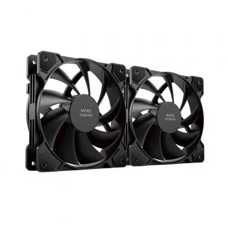 Mars Gaming MF-PWMX2 Pack 2 ventiladores LED 12 cm Mars Gaming MF-PWMX2 Pack 2 ventiladores LED 12 cm